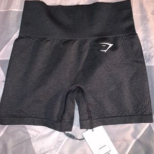 Gymshark Vital Seamless Shorts (Black Marl)